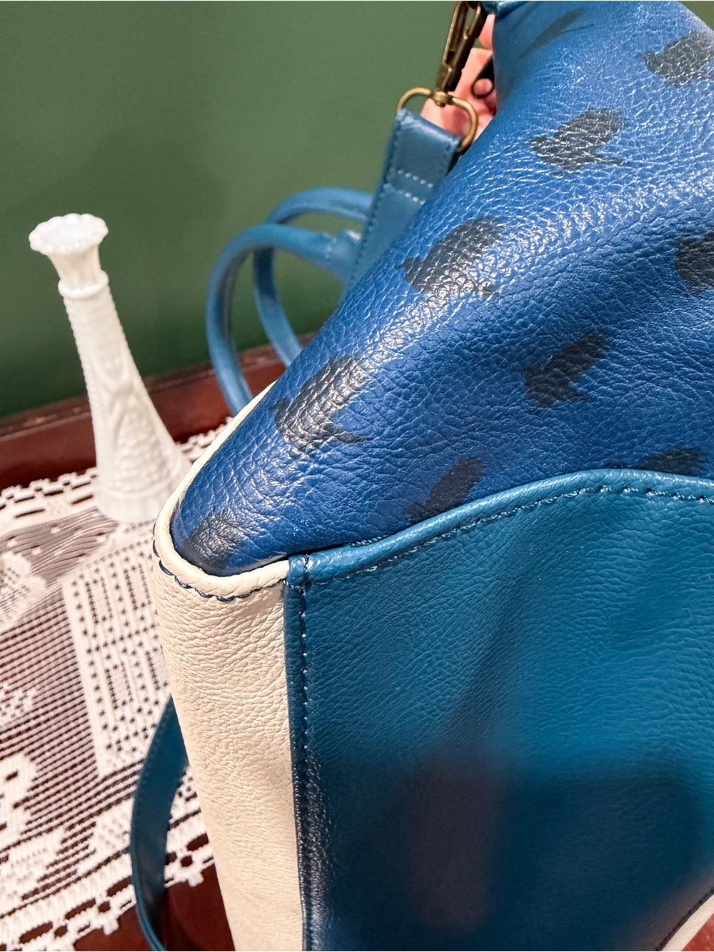 Loungefly Blue and White Ravenclaw Satchel Bag - Picture 12 of 16